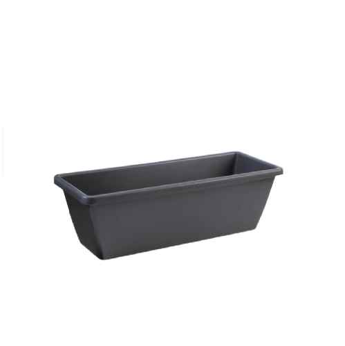 Ящик пласт БАРСЕЛОНА ТРОФ 40 АНТРАЦИТ с поддоном _1