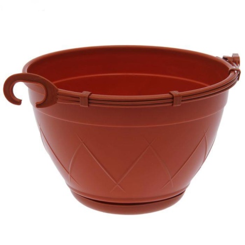 Горшок пласт ЛИЛИЯ ПОДВЕСНАЯ 4 л терракот _40