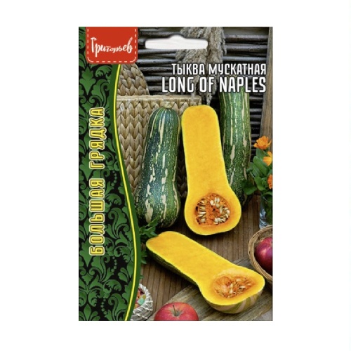 Тыква Длинная из Неаполя (Long of Naples)  мускатная 4 шт_10