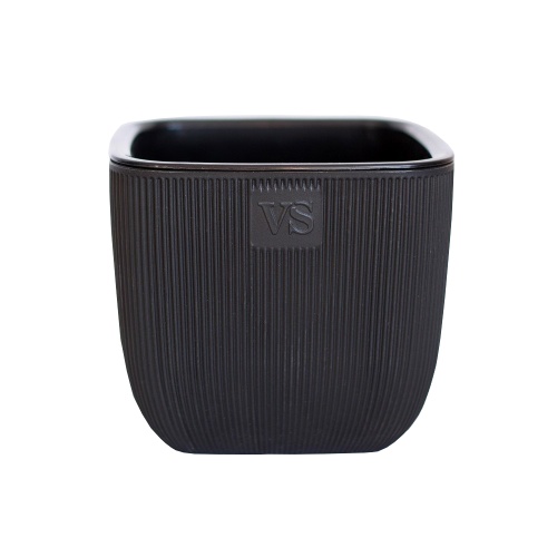 Горшок пласт Фабио VipSet  1_95 л черный _8