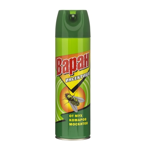Аэрозоль универсальный ДИХЛОФОС Варан А от мух ЗЕЛЕНЫЙ 440мл _12