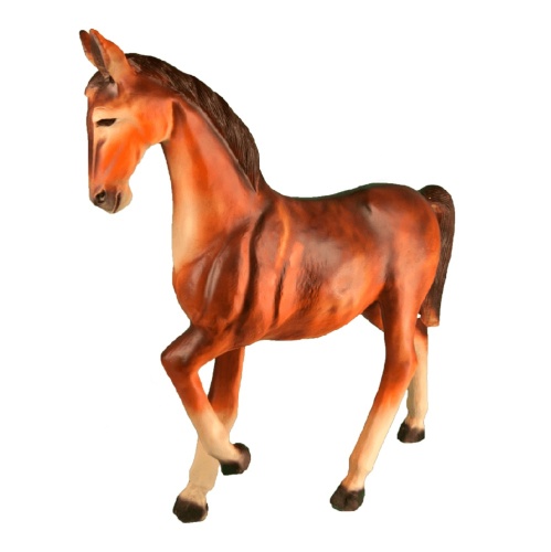 Фигура садовая ЖЕРЕБЕНОК КОРИЧНЕВЫЙ _ 1