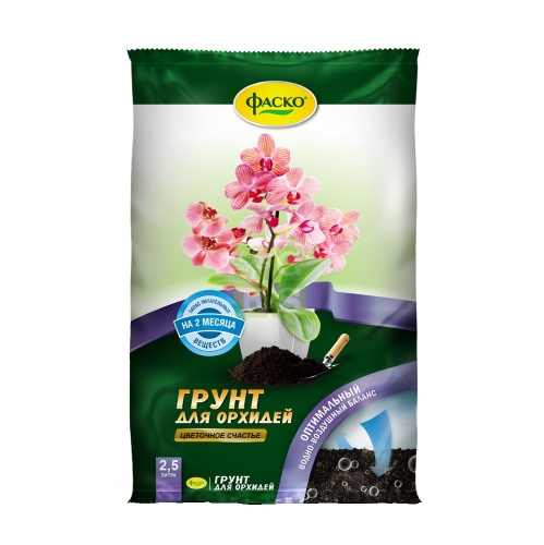 Грунт ЦВЕТОЧНОЕ СЧАСТЬЕ Для орхидей 2_5л  _15_480