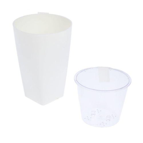 Кашпо пласт ГРЕЙС  1_3л белое _10