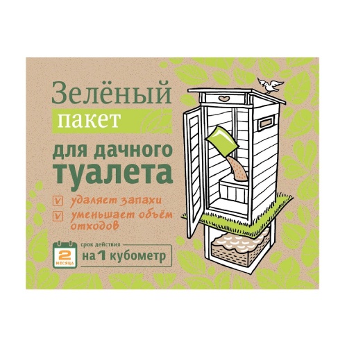 Антисептик Зеленый пакет д_дачного туалета 30гр  _24