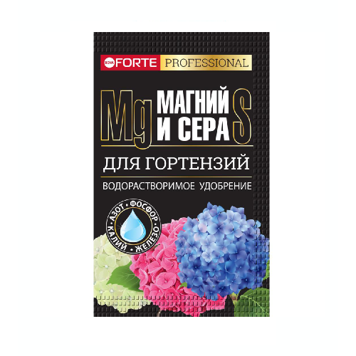 Удоб BONA FORTE для гортензий и кислот. растений с СЕРОЙ и МАГНИЕМ 100г_10_30