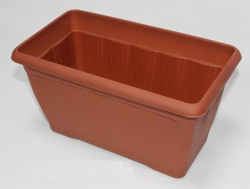 Ящик балконный 4л с дренаж. решеткой терракот  _30