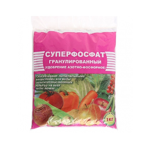 Удоб СУПЕРФОСФАТ гранул азот-фосфорное Пермь 1кг _25_1000