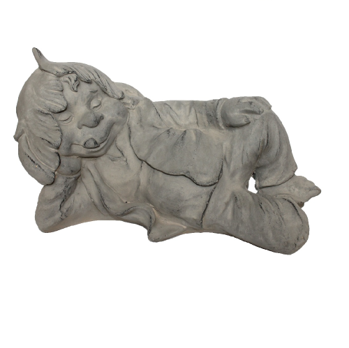 Фигура садовая  Эльф_ лежащий на боку  _1