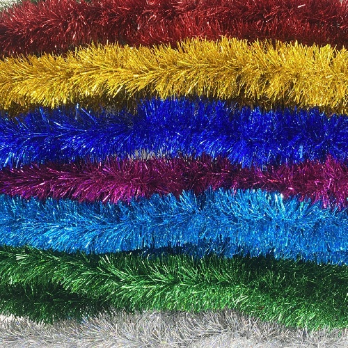 Мишура №25 Норка на проволоке 50мм_2м голографическ _10_90