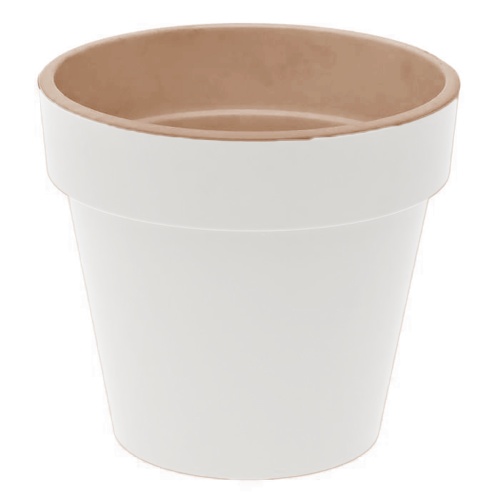 Кашпо пласт ПОРТО  1л жемчуг _15