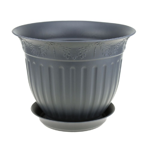 Горшок пласт ВИНОГРАД  0_5л антрацит  _80