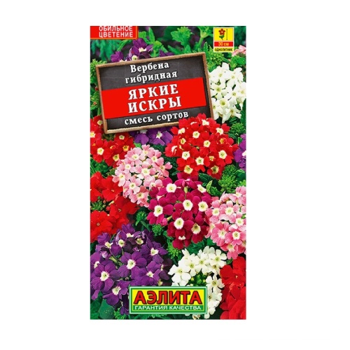 Вербена Яркие искры смесь сортов 40шт_10