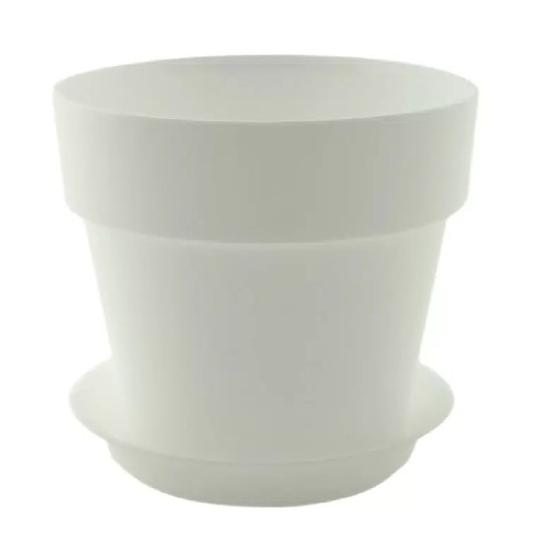 Горшок пласт ПРОТЕЯ 0_7л белый _80
