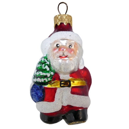 Форма САНТА-КЛАУС С ЕЛКОЙ h85мм  _1