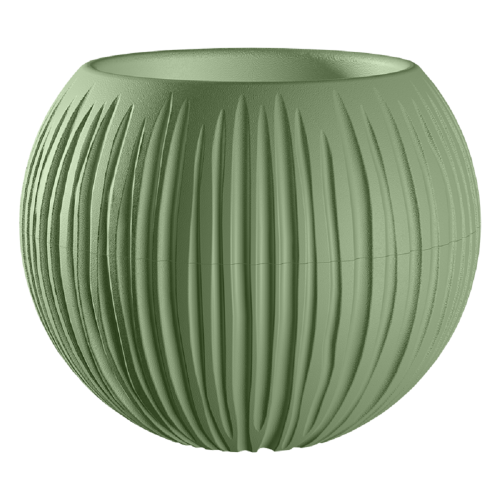 Кашпо пласт СФЕРА 1_7л оливковый _8