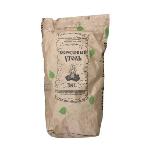 Уголь древесный березовый 3_0 кг  _80