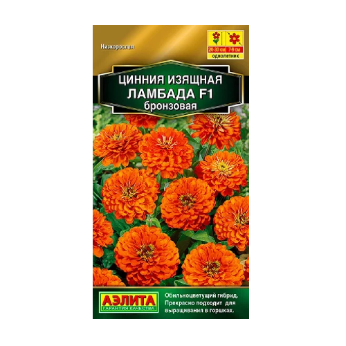 Цинния Ламбада бронзовая  F1 12шт  _10