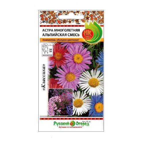 Астра многолетняя Альпийская смесь  0_1гр_10_200