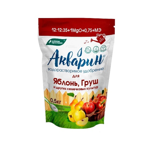 Удоб БХЗ Акварин _Для яблонь и груш_  0_5кг(дой-пак) _12