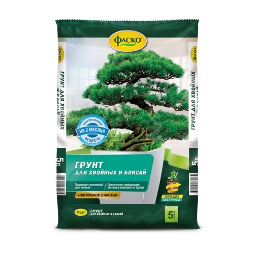 Грунт ЦВЕТОЧНОЕ СЧАСТЬЕ Для хвойных и бонсай 5л  _5_315