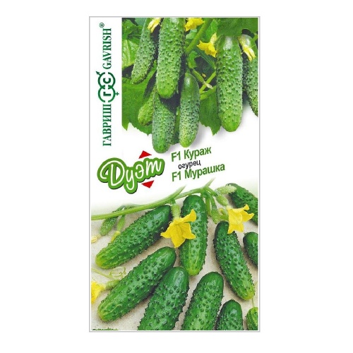 Огурец Кураж F1+Мурашка F1_Дуэт  20шт_10