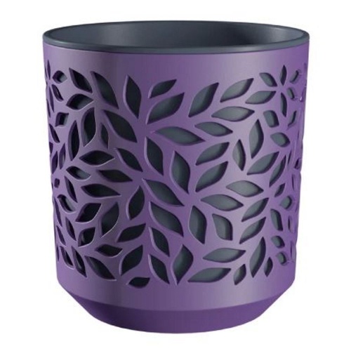 Кашпо пласт Leaves 2_5л слива-антрацит _12