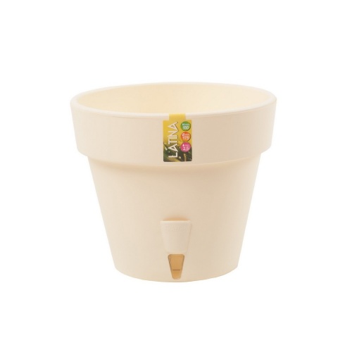 Горшок вазон пласт LATINA 11_5 л крем  _14
