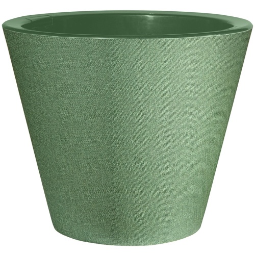 Кашпо пласт ДЕКОР КОТТОН 3л изумрудный _8