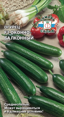 Огурец Оконно-балконный F1  0_2гр_10