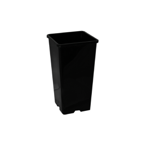 Горшок д_рассады  2_0л  черный квадрат 110_110_215мм _120