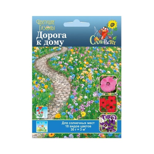 Газон цветущий Дорога к дому  30гр_10_100