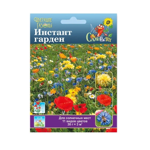 Газон цветущий Инстант Гарден  30гр_10_100