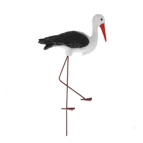 Фигура садовая АИСТ МАЛЫЙ №3 ( + НОГИ  ) _3_4