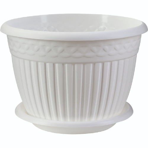 Кашпо пласт ВИЗАНТИЯ 15л белый _1