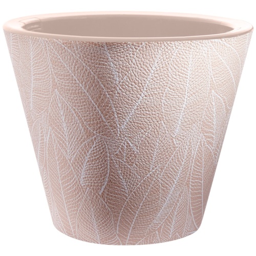 Кашпо пласт ДЕКОР ДЖАНГЛ 3л пудровый _8