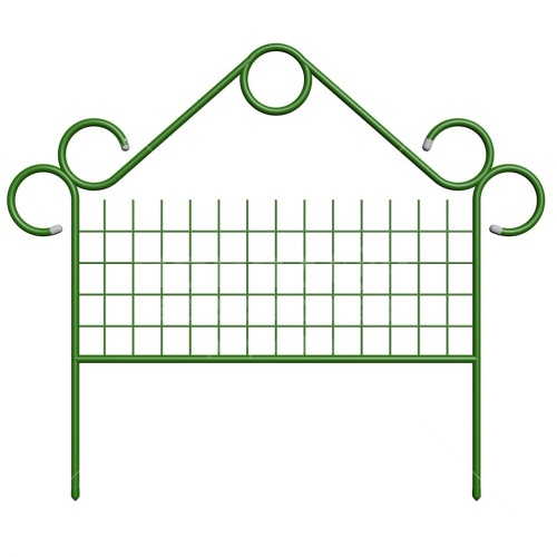 Заборчик декоративный _Классический_ металлический 4.5м_1