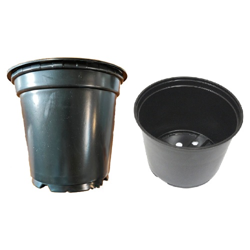 Горшок д_рассады  3_0л  черный круглый _300