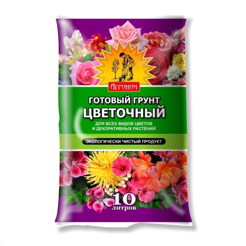 Грунт АГРОНОМ цветочный 10л  _5_240