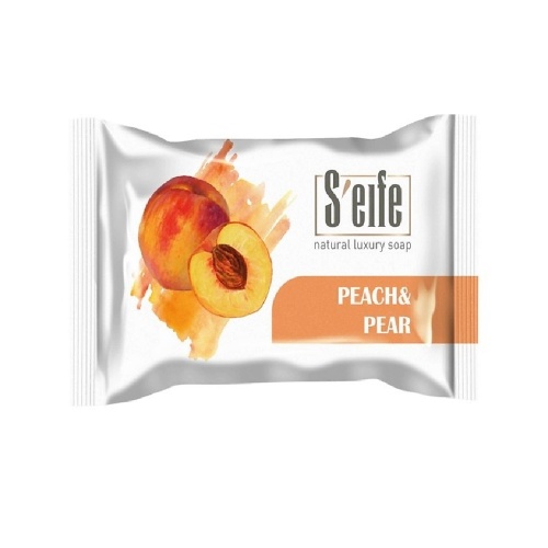 Мыло туалетное S'eife Peach&Pear штампованное 100гр _64