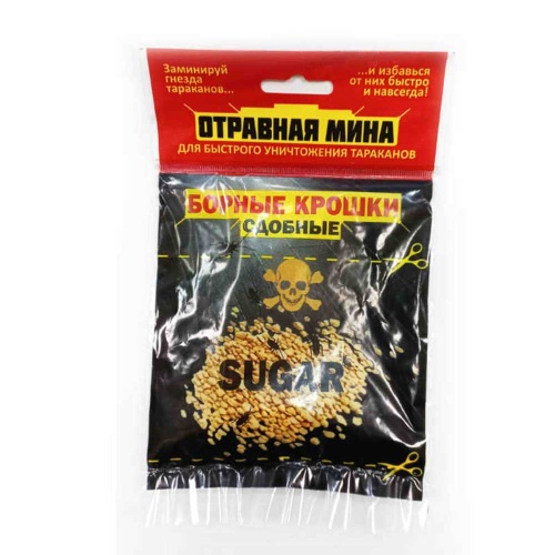 Крошки борные от тараканов Отравная мина сдобные 1шт _48