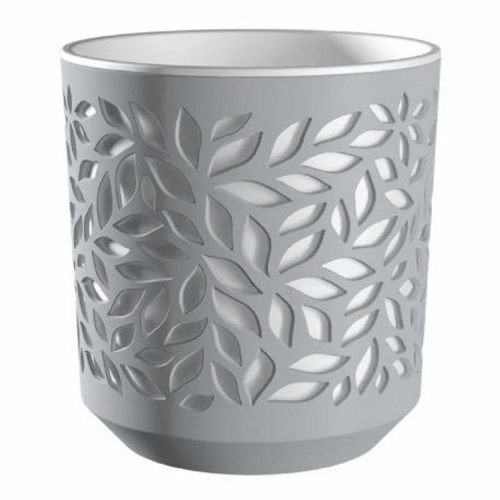 Кашпо пласт Leaves 2_5л серый-белый _12