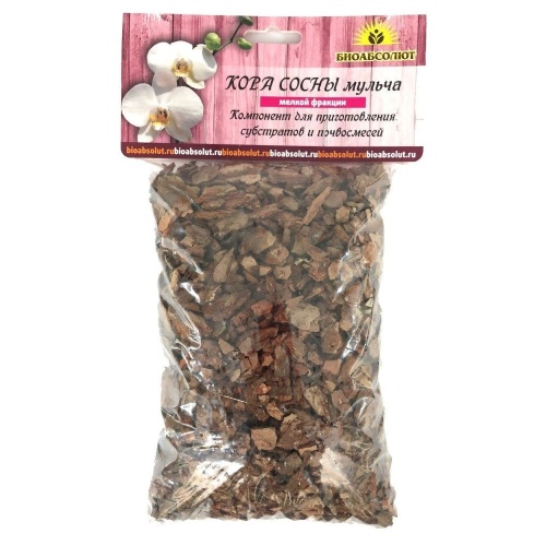 Кора сосны БИОАБСОЛЮТ мелкой фракции 1л _100