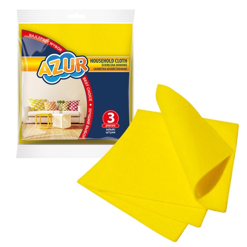 Салфетка AZUR Домашняя 3шт _100