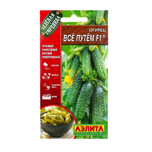 Огурец Все путем F1  10шт_10