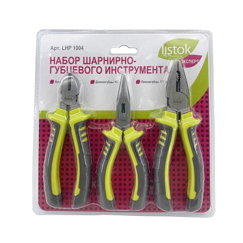 Набор шарнирно-губцевого инструмента LISTOK ЭКСПЕРТ  _6_24