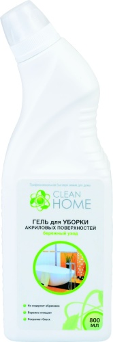 Гель д_уборки акриловых поверхностей CleanHome 800мл_12