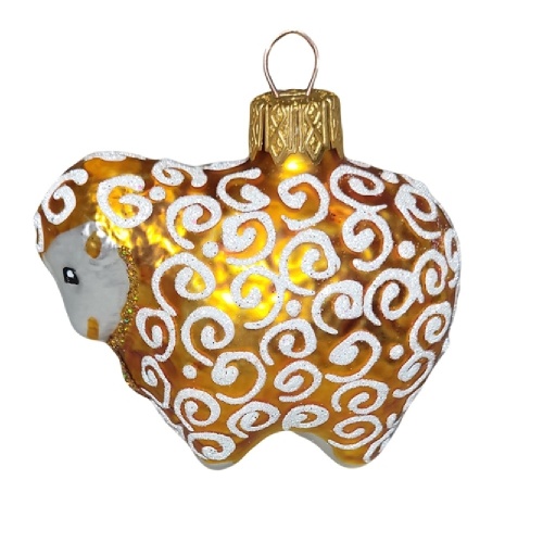 Форма ОВЕЧКА золотая h65мм _1