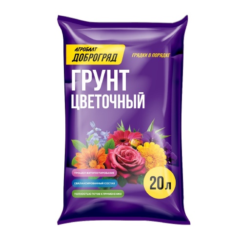 Грунт Доброгряд цветочный 20л  _100
