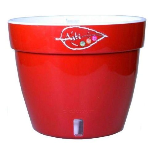 Горшок пласт АСТИ 9л красный-белый  _10